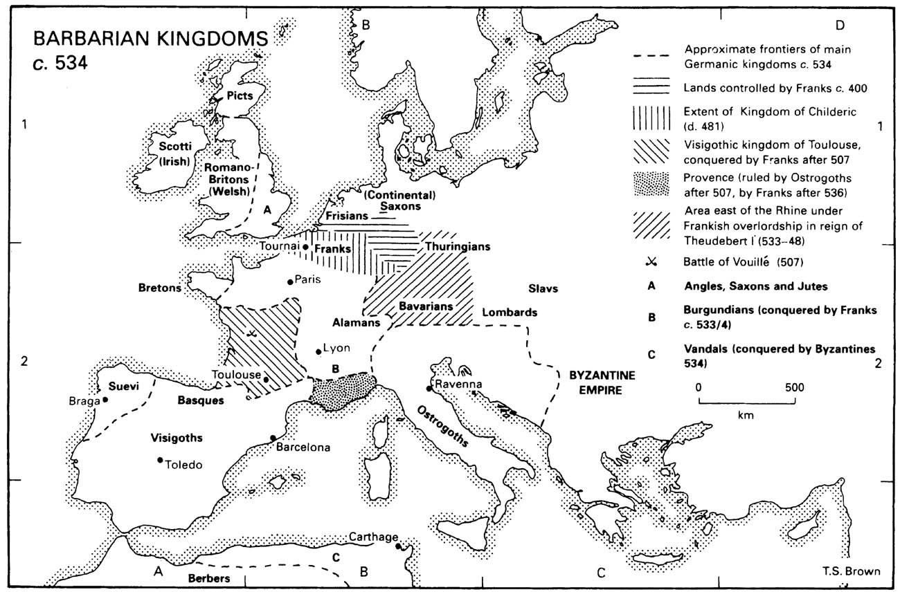 2. Barbarian Kingdoms c.534